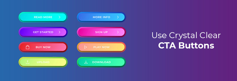 Use Crystal Clear CTA Buttons